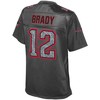 Tom Brady New England Patriots Nfl Pro Line Womens Fashion Static Jersey - Gray - Robokeg