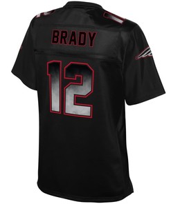 Tom Brady New England Patriots Nfl Pro Line Womens Pro Line Smoke Fashion Jersey - Black - Robokeg