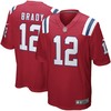 Tom Brady New England Patriots Nike Alternate Game Jersey - Red - Robokeg