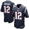 Tom Brady New England Patriots Nike Game Jersey - Navy Blue - Robokeg