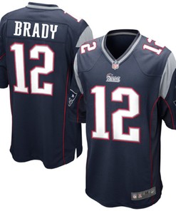 Tom Brady New England Patriots Nike Game Jersey - Navy Blue - Robokeg