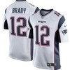 Tom Brady New England Patriots Nike Game Jersey - White/navy Blue - Robokeg