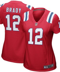 Tom Brady New England Patriots Nike Womens Game Jersey - Red - Robokeg