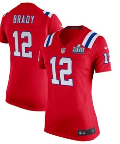 Tom Brady New England Patriots Nike Womens Super Bowl Liii Bound Game Jersey - Red - Robokeg