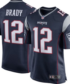 Tom Brady New England Patriots Youth Nike Team Color Game Jersey - Navy Blue - Robokeg
