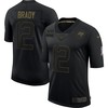 Tom Brady Tampa Bay Buccaneers 2020 Salute To Service Limited Jersey - Black - Robokeg