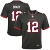 Tom Brady Tampa Bay Buccaneers Alternate Game Jersey Pewter Nfl - Robokeg