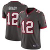Tom Brady Tampa Bay Buccaneers Alternate Vapor Limited Jersey - Pewter Nfl - Robokeg