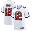Tom Brady Tampa Bay Buccaneers Game Jersey - White Nfl - Robokeg
