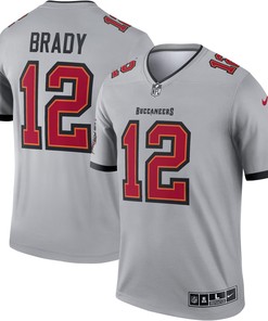 Tom Brady Tampa Bay Buccaneers Inverted Legend Jersey - Gray Nfl - Robokeg