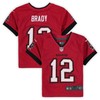 Tom Brady Tampa Bay Buccaneers Toddler Game Jersey - Red Nfl - Robokeg