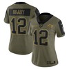Tom Brady Tampa Bay Buccaneers Womens 2021 Salute To Service Limited Player Jersey - Olive Nfl - Robokeg