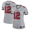 Tom Brady Tampa Bay Buccaneers Womens Inverted Legend Jersey - Gray Nfl - Robokeg