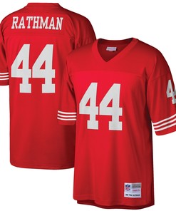 Tom Rathman San Francisco 49ers Mitchell & Ness Retired Player Legacy Replica Jersey - Scarlet Nfl - Robokeg