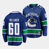 Tom Willander #60 Vancouver Canucks 2023 NHL Draft Home Men Jersey - Navy - Robokeg