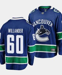 Tom Willander #60 Vancouver Canucks 2023 NHL Draft Home Men Jersey - Navy - Robokeg