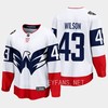 Tom Wilso 43 Washington Capitals 2023 Jersey Stadium White Primegreen - Robokeg