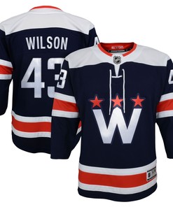 Tom Wilson Washington Capitals 2020/21 Alternate Premier Player Jersey - Navy Nhl - Robokeg