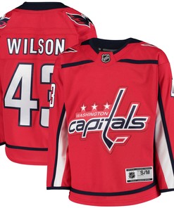 Tom Wilson Washington Capitals Home Premier Player Jersey - Red Nhl - Robokeg