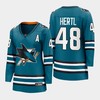Tomas Hertl 48 San Jose Sharks 2022-23 Home Women Premier Breakaway Jersey Teal - Robokeg