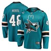 Tomas Hertl San Jose Sharks Fanatics Branded Home Premier Breakaway Player Jersey - Teal Nhl - Robokeg