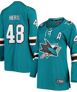 Tomas Hertl San Jose Sharks Fanatics Branded Womens Breakaway Home Team Player Jersey - Teal Nhl - Robokeg