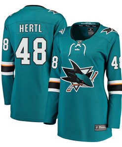 Tomas Hertl San Jose Sharks Fanatics Branded Womens Home Premier Breakaway Player Jersey - Teal Nhl - Robokeg