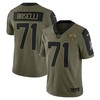 Tony Boselli Jacksonville Jaguars 2021 Salute To Service Retired Player Limited Jersey - Olive Nfl - Robokeg