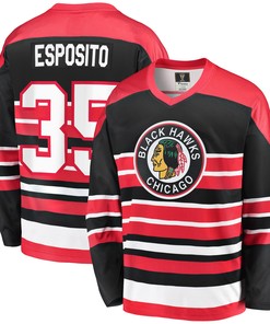 Tony Esposito Chicago Blackhawks Fanatics Branded Premier Breakaway Retired Player Jersey - Red Nhl - Robokeg