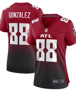 Tony Gonzalez Atlanta Falcons Womens Retired Game Jersey - Red Nfl - Robokeg