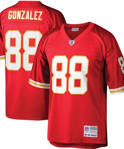 Tony Gonzalez Kansas City Chiefs Mitchell & Ness 2004 Legacy Replica Jersey - Red Nfl - Robokeg