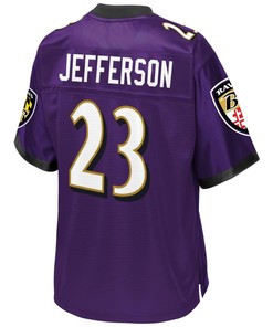 Tony Jefferson Baltimore Ravens Nfl Pro Line Team Color Player Jersey - Purple - Robokeg
