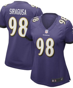 Tony Siragusa Baltimore Ravens Womens Game Retired Player Jersey - Purple Nfl - Robokeg