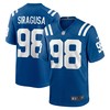 Tony Siragusa Indianapolis Colts Game Retired Player Jersey - Royal Nfl - Robokeg