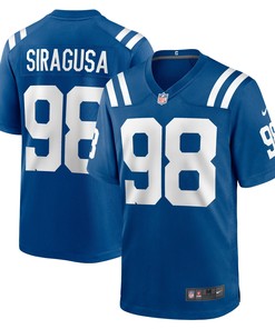 Tony Siragusa Indianapolis Colts Game Retired Player Jersey - Royal Nfl - Robokeg