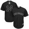 Tony Wolters Colorado Rockies 2020 Players' Weekend Player Jersey - Black - Robokeg
