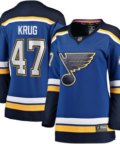 Torey Krug St. Louis Blues Fanatics Branded Womens Home Premier Breakaway Player Jersey - Blue Nhl - Robokeg
