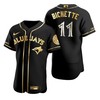 Toronto Blue Jays #11 Bo Bichette Mlb Golden Brandedition Black Jersey Gift For Blue Jays Fans - Robokeg