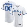 Toronto Blue Jays Home Authentic Custom Jersey White Custom Jerseys Mlb - Robokeg