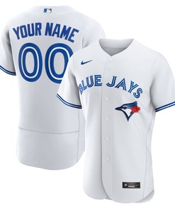 Toronto Blue Jays Home Authentic Custom Jersey White Custom Jerseys Mlb - Robokeg