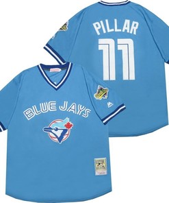 Toronto Blue Jays Kevin Pillar #11 2020 Mlb Teal Jersey - Robokeg
