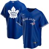 Toronto Blue Jays Leafs Royal With White Leafs Log Cool Base Stitched Jersey - Robokeg