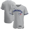 Toronto Blue Jays Road Authentic Team Jersey - Gray Mlb - Robokeg
