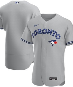 Toronto Blue Jays Road Authentic Team Jersey - Gray Mlb - Robokeg