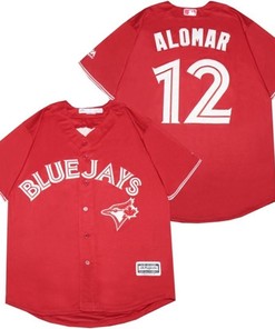 Toronto Blue Jays Roberto Alomar #12 2020 Mlb Red Jersey - Robokeg