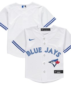 Toronto Blue Jays Toddler Home Replica Team Jersey White Mlb - Robokeg