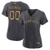 Toronto Blue Jays Womens 2022 Mlb All-star Game Replica Custom Jersey - Charcoal Custom Jerseys Mlb - Robokeg