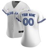 Toronto Blue Jays Womens Home Replica Custom Jersey - White Custom Jerseys Mlb - Robokeg