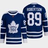 Toronto Maple Leafs 2022 Reverse Retro 2.0 Nick Robertson 89 Blue Primegreen Jersey Men's - Robokeg