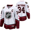 Toronto Maple Leafs 34 Auston Matthews 2022 All-Star Eastern Conference White Jersey Jersey - Robokeg